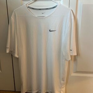 Nike Men's Dri Fit White T-Shirt